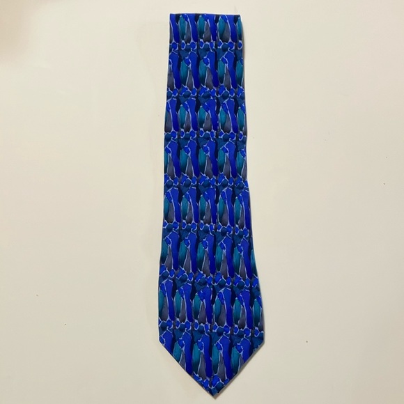 J. Garcia At the Bunny Fights Silk Tie - Picture 2 of 5